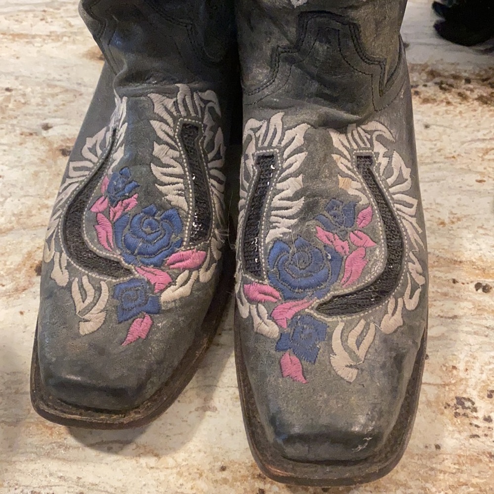 Corral lucky horseshoe boots